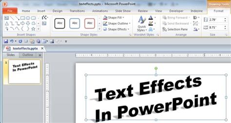 How To Do Text Effects On Powerpoint