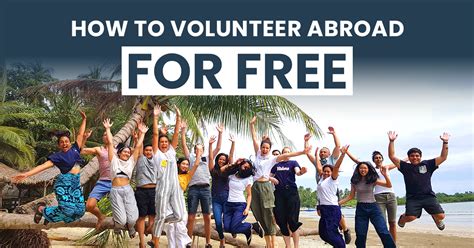 How To Do Volunteer Work Abroad For Free