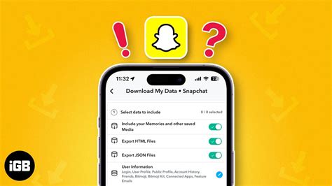 How To Download Your Snapchat Account Data