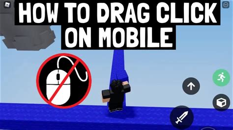 How To Drag Click On Roblox Bedwars (MOBILE) - YouTube