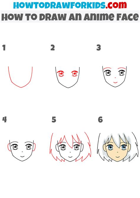 How To Draw A Anime Face Easy