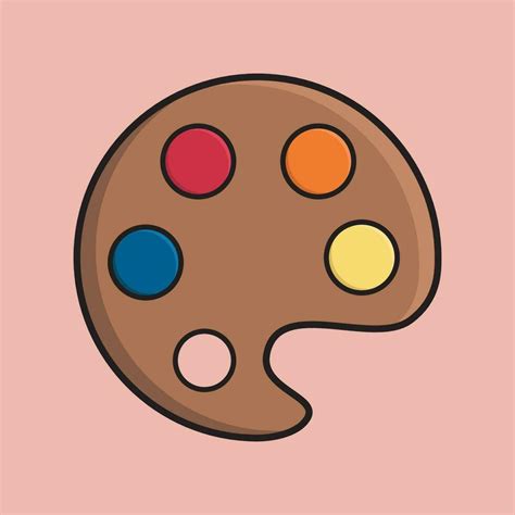 How To Draw A Art Palette