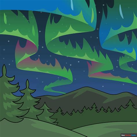 How To Draw A Aurora