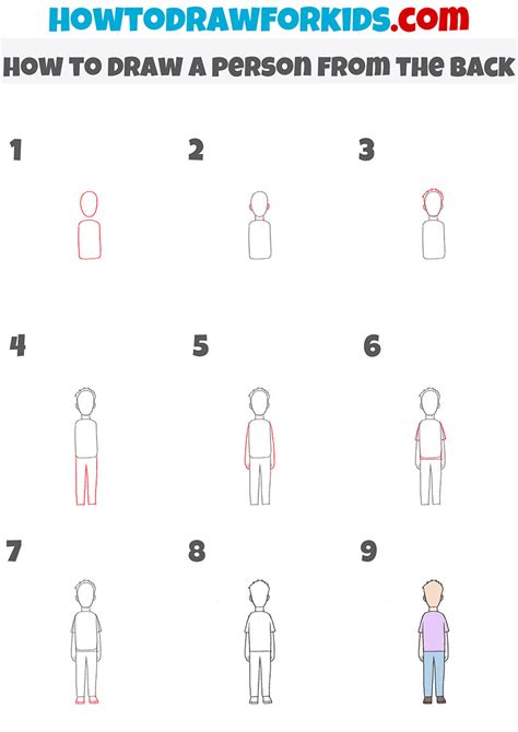 How To Draw A Back Of A Person