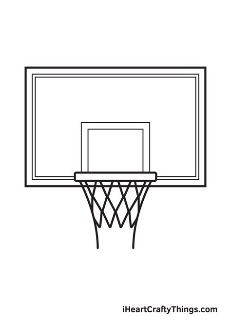 How To Draw A Basketball Hoop