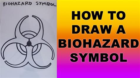How To Draw A Biohazard Sign