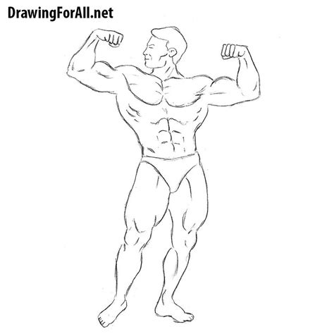 How To Draw A Bodybuilder