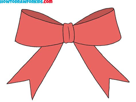 How To Draw A Bow For A Present