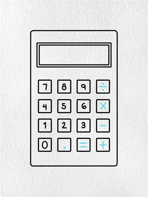 How To Draw A Calculator
