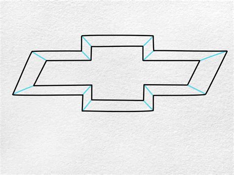 How To Draw A Chevy Symbol