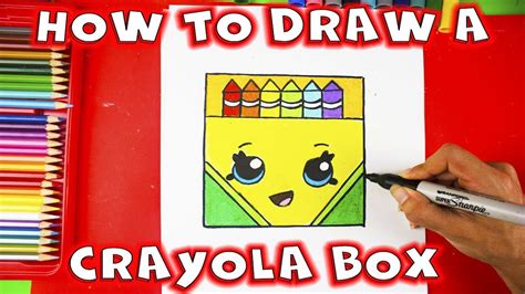 How To Draw A Crayon Box