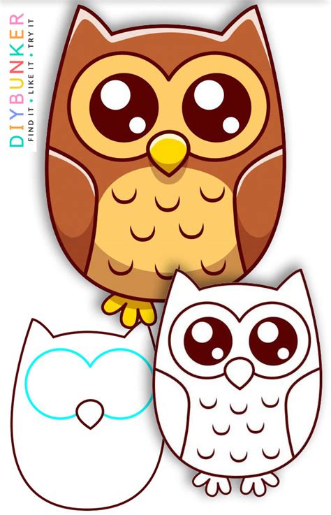How To Draw A Cute Owl