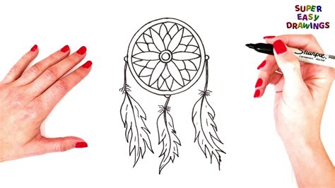 How To Draw A Dream Catcher