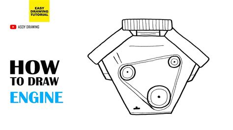 How To Draw A Engine