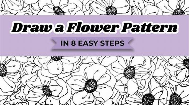 How To Draw A Flower Pattern