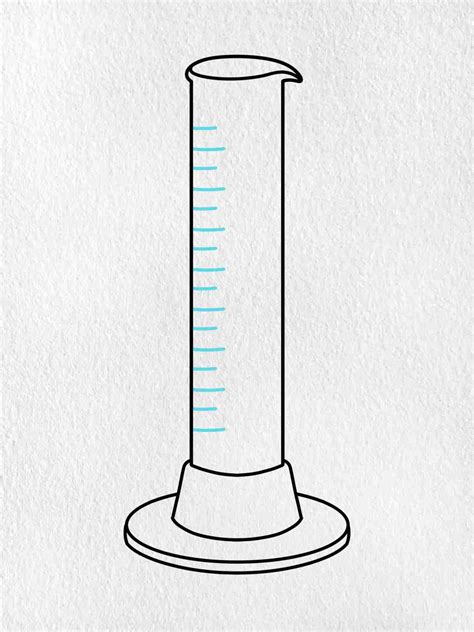 How To Draw A Graduated Cylinder
