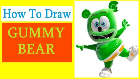 How To Draw A Gummy Bear Realistic