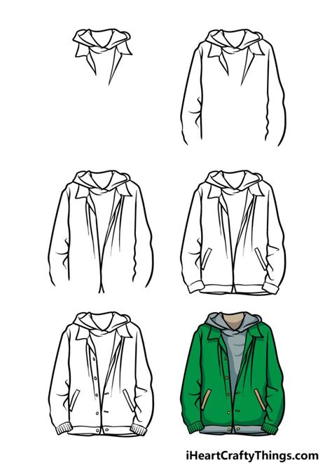 How To Draw A Jacket On A Person