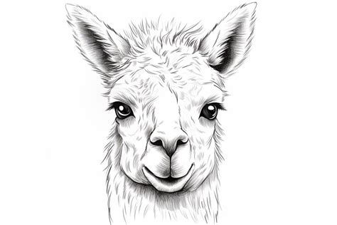 How To Draw A Llama Face