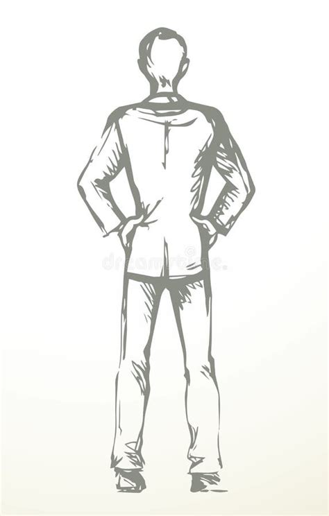How To Draw A Man Back View