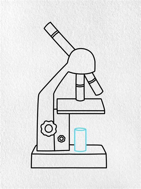How To Draw A Microscope Easily