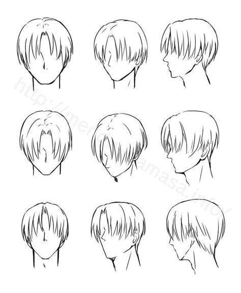 How To Draw A Middle Part