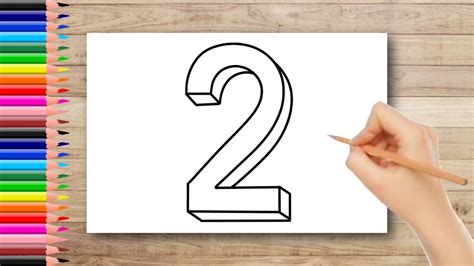 How To Draw A Number 2