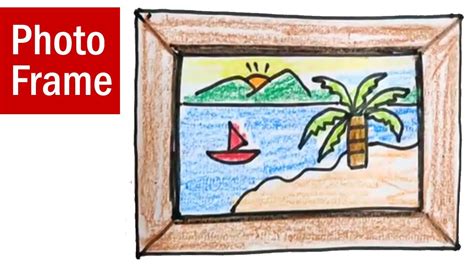 How To Draw A Photo Frame