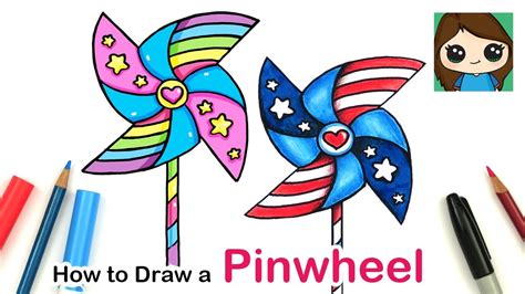 How To Draw A Pinwheel