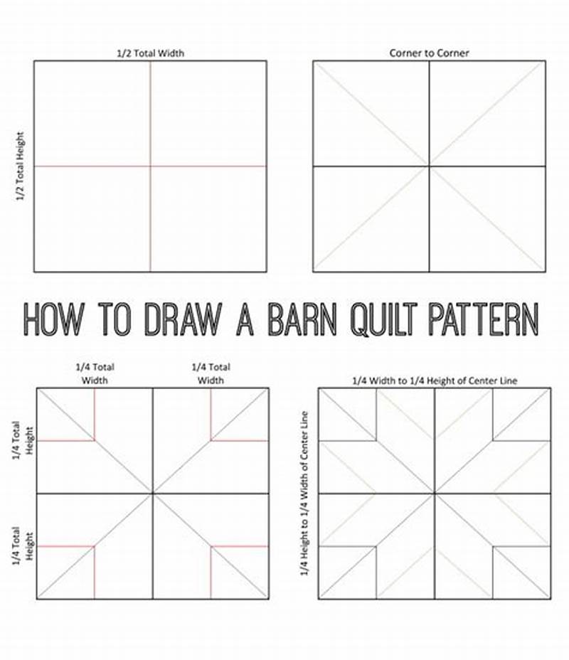 How To Draw A Quilt Pattern
