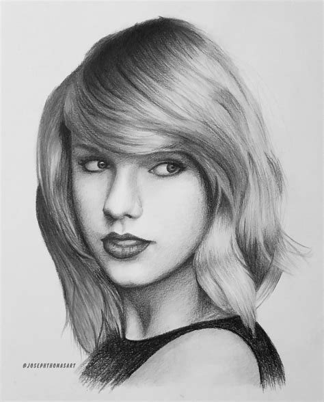 How To Draw A Realistic Taylor Swift