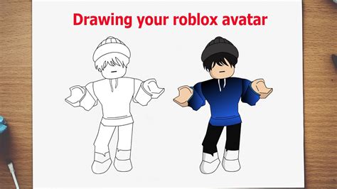 How To Draw A Roblox Avatar
