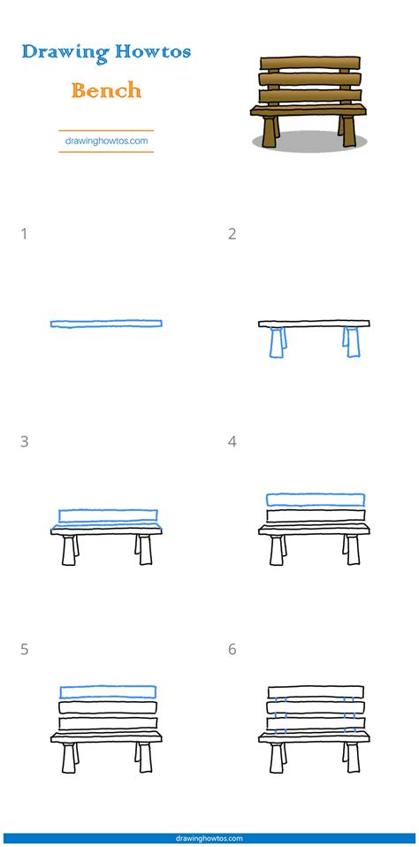 How To Draw A Simple Bench