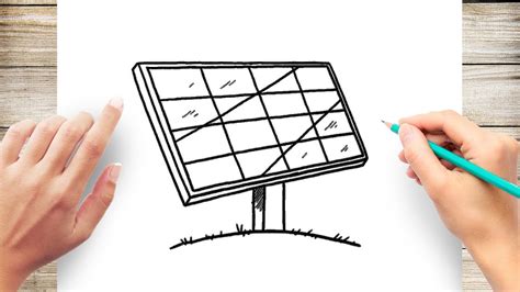 How To Draw A Solar Panel