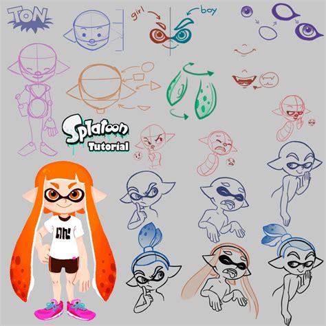 How To Draw A Splatoon Character