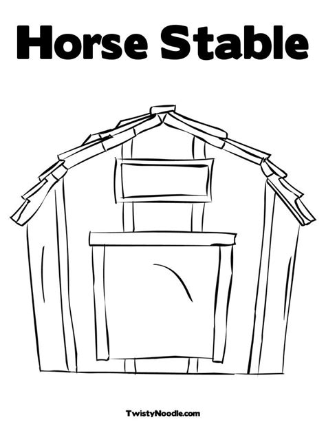 How To Draw A Stable