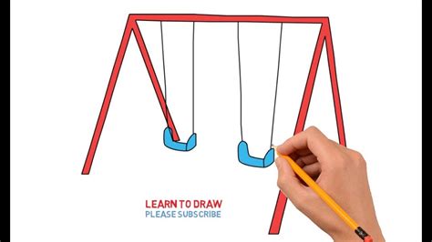 How To Draw A Swing Set