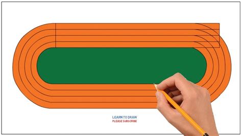How To Draw A Track And Field