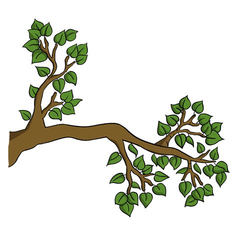 How To Draw A Tree With Branches Easy