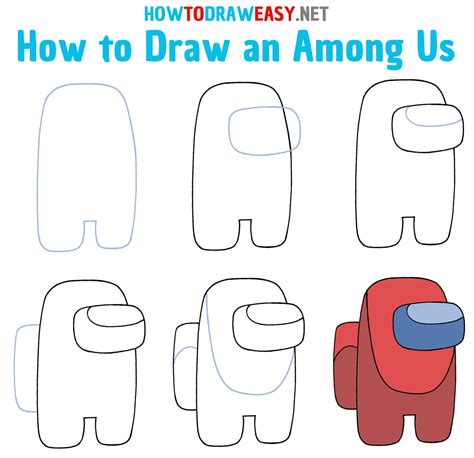 Learn How To Draw Among Us Characters in Simple Steps – Easy Tutorials for Beginners