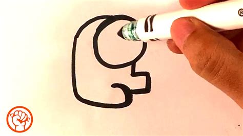 Learn How To Draw Cute Mini Crewmate from Among Us in 5 Simple Steps!