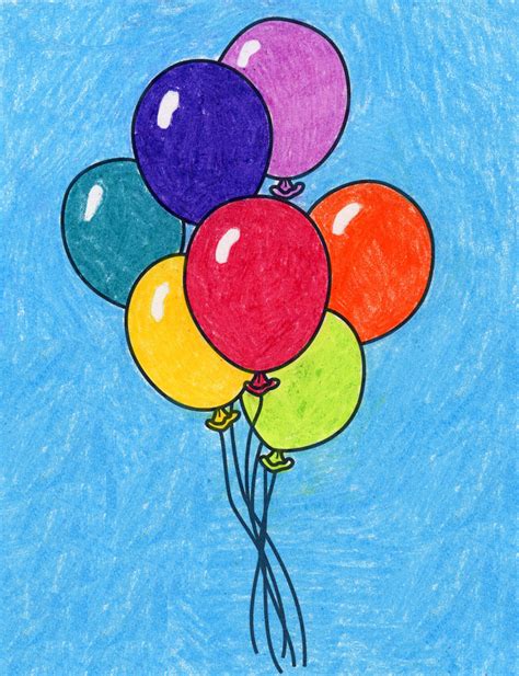 How To Draw Balloons