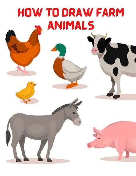 How To Draw Basic Farm Animals