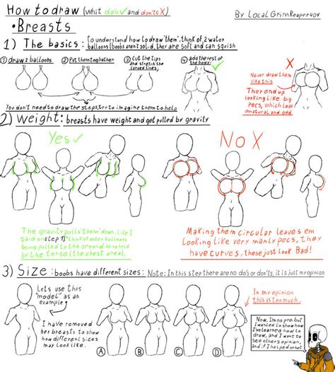 How To Draw Breasts
