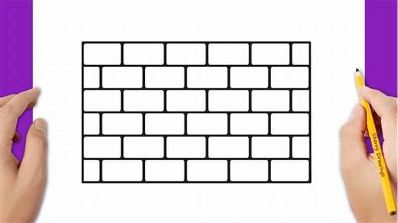 How To Draw Brick Pattern