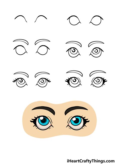 How To Draw Cartoon Eyes Easy