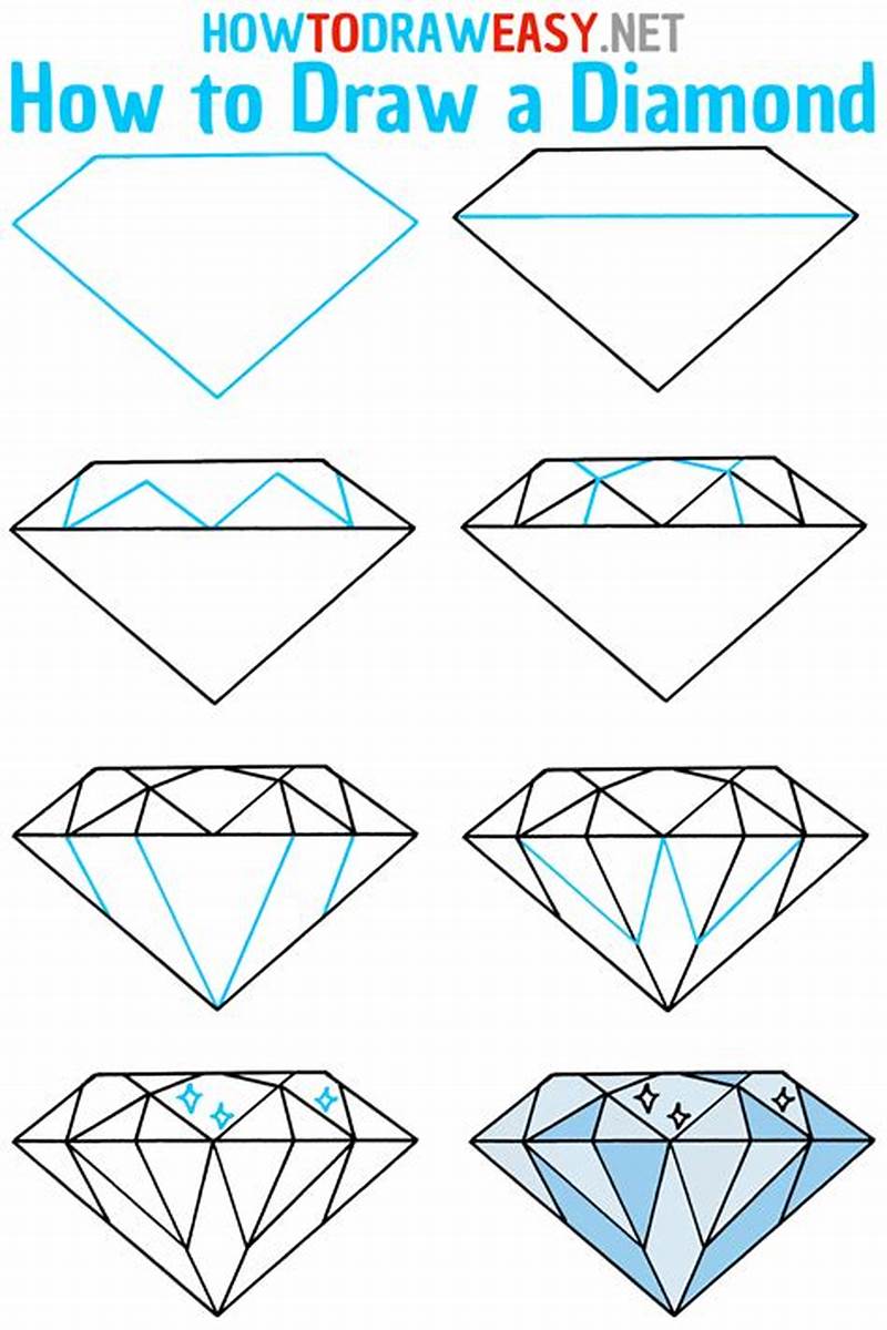 How To Draw Diamond Pattern