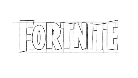 How To Draw Fortnite Logo