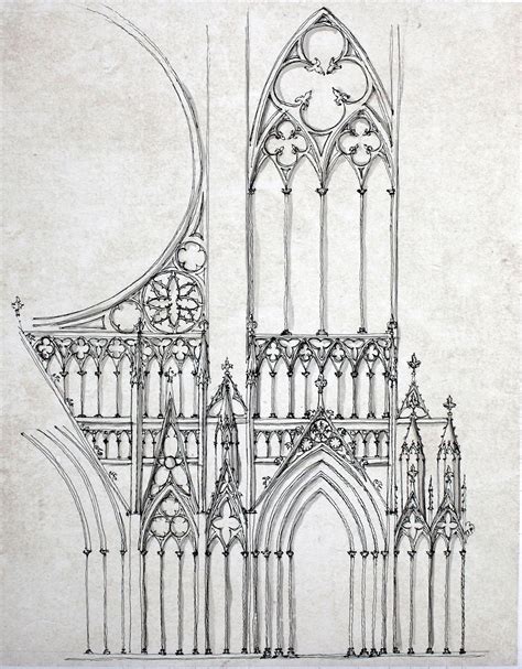 How To Draw Gothic Architecture