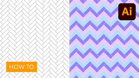 How To Draw Herringbone Pattern